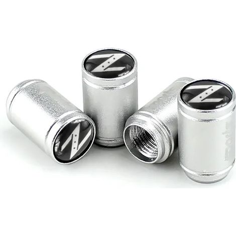 Bouchon de valve de pneu décoratif argenté (logo Z) pour Sentra, Altima, Teana, Titan, Juke, Note, J10, J11, 350z et Versa. (1/5)