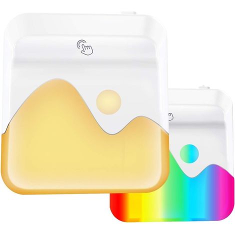 LED Night Light, Plug-and-Play Adjustable Night Lamp with Automatic Light Sensor for Kids (1/5)