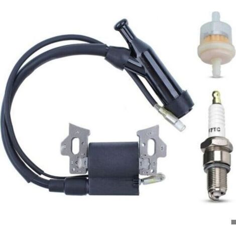 Kit Bobine D Allumage - Pour Moteur Honda GX110 GX120 GX140 GX160 GX200 - 5 5 HP A 6 5 HP - Comprend Bobine Bougie Et Filtre A Carburant - 1 Unite