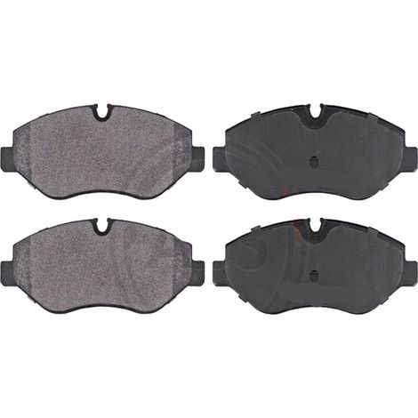 KIT PASTIGLIE FRENO ANTERIORI compatibile con VW CRAFTER 30-50 PIANALE PIATTO / TELAIO (2F) / PASTIGLIE FRENANTI AUTO OEM 37553, / SOSTITUZIONE DIRETTA / BASSA POLVERE / SILENZIOSO