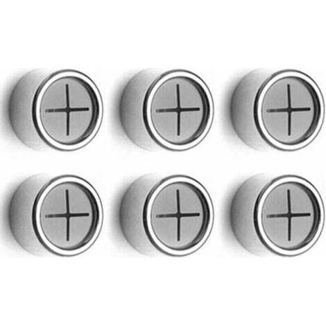 6 Pièces Attache Torchon, Accroche Torchons Adhesif, Accroche Torchon Ventouse Torchon Cuisine, Porte Torchon Ventouse Pour Salle De Bain, Armoire Et Placard (ABS Rond)