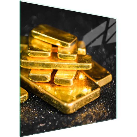 Protezione in vetro per piano cottura 50x52 Oro (1/5)