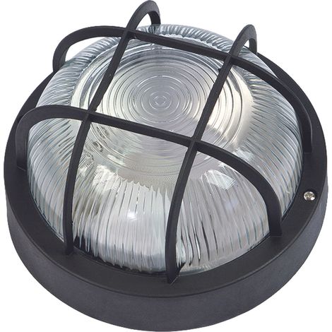 Runde Brixo Applique Decke für externe Gebrauchshöhe 17 cm - black (1/2)
