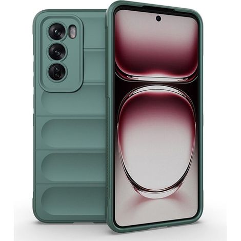 Oppo Reno 12 Gaming-Schutzhülle, stoßfest, Grün