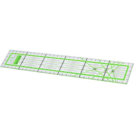 Règle de patchwork transparente 30 cm pour quilting et travaux de couture DIY (1/5)