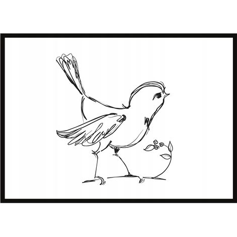Bildplakat im Rahmen, A4 cm, Vogel, PD236 (1/4)