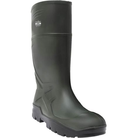 Bota Wellington PU, no de seguridad O4 CI FO FD90 37 Verde