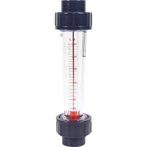 Débitmètre à ludion - flotteur ABS - 250-2500L/h - Raccords PVC 32 mm à coller (1/5)