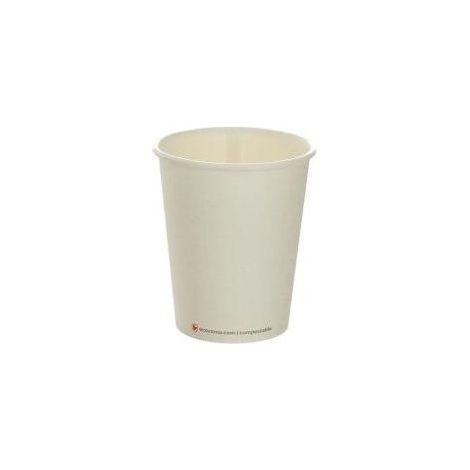 ILIP Bicchieri FibrAware in Carta PAP Bianchi 210 ml Ø70 mm - 50 Pz