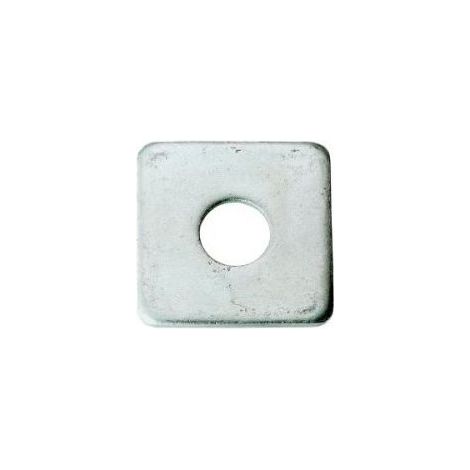 Arandelas en U cuadradas, DIN 436, 100 HV, galvanizadas 17,5 / 5/8'' (Por 100) (1/2)