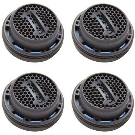 Aérateur de rechange pour pièce de monnaie Régulateur de débit 7,5 L/min M24 x 4 sans buse de mélange à clé, filtre à cartouche mixte (M24 x 4)