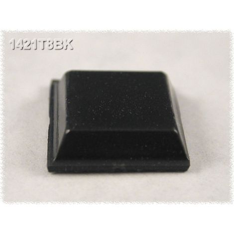 Hammond Electronics 1421T8BK Gerätefuß selbstklebend, rund Schwarz (Ø x H) 12.1 mm x 3.1 mm 24 St.