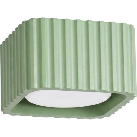Plafonnier RIFF 1 sauge aluminium 1xGx53 10cm Sollux (1/2)