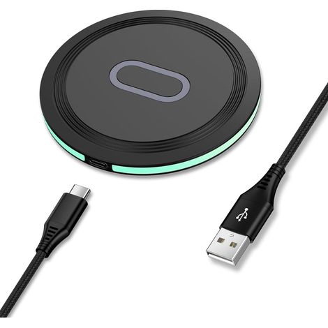 Chargeur sans fil 15 W pour Google Pixel 8/8, chargeur sans fil pour Samsung Galaxy S24/S23, iPhone 15/14, LG