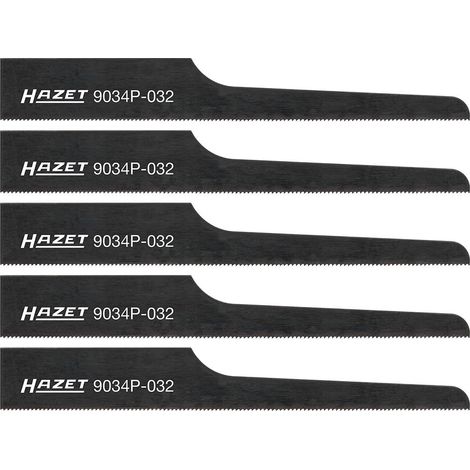 Hazet Stichsägeblätter, 32 Zähne, 5x 9034P-032/5, Länge 93 mm (1/3)