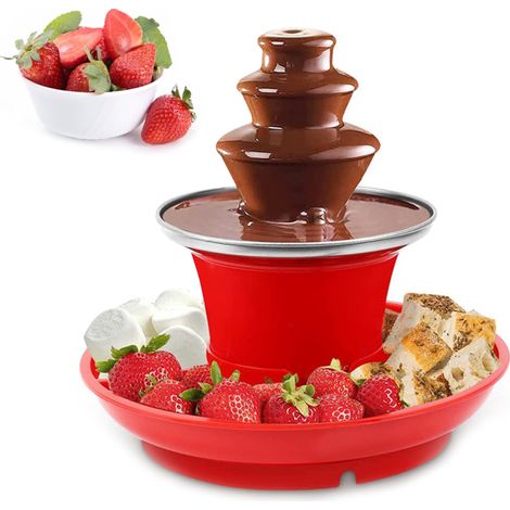 Fontaine à chocolat électrique 3 niveaux, 35 W, facile à monter (35 W, 3 niveaux) (1/5)