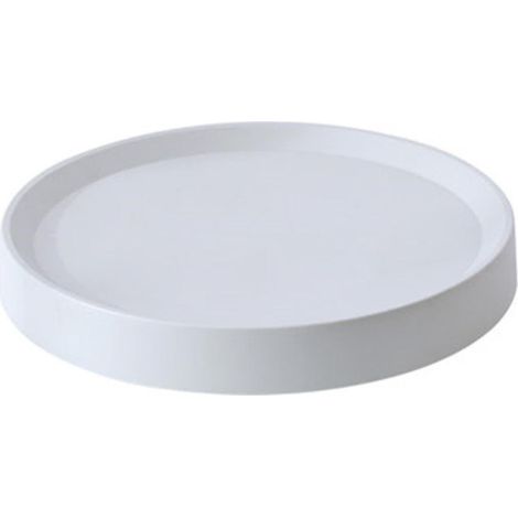 Support rond pour pot de fleurs, robuste et indéformable, avec roulettes (Couleur : Beige) (1/5)