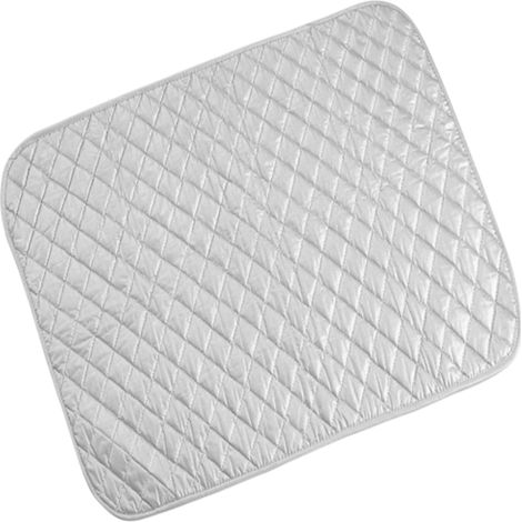 Tapis de repassage en coton pliable et Portable, 1 pièce, tampon à linge argenté, usage domestique (60x55cm)