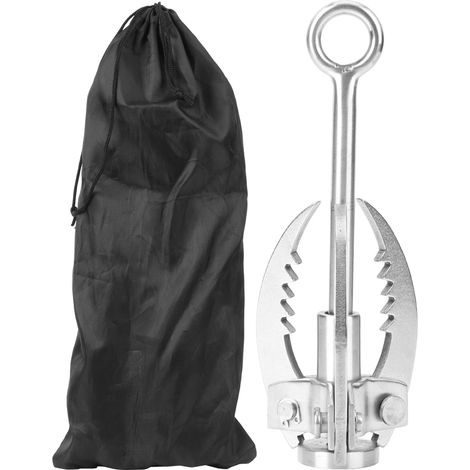Grappin d'Escalade en Acier Inoxydable 3 Griffes - Outil de Survie Extérieur Pliable (1/5)