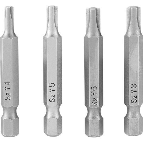 Sechskant-Schraubendreher-Set, 4-teilig, Y-förmig, 1/4" magnetischer Sechskantschaft-Schraubendreher für handgeführte elektrische Schraubendreher (1/5)