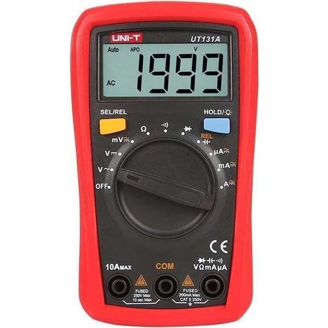 Digitalmultimeter uni t UT131A schwarz 250 Volt 10 Ampere