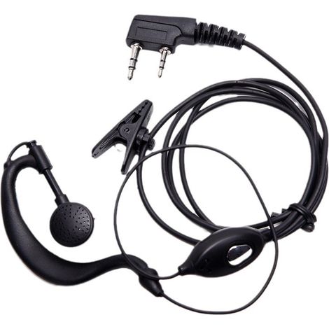 Câble universel pour écouteurs de talkie-walkie - Câble tressé en nylon - Écouteurs intra-auriculaires (1/3)