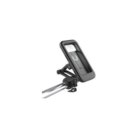 Support de téléphone universel pour vélo et moto, rotation 360°, étanche, pour écran jusqu'à 7 pouces, noir –
