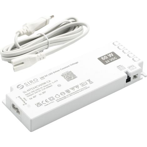Siro Led Netzgerät SL-NTS, 24 V/DC, Led Netzteil 5 LED-Anschlussbuchsen, Leistung 60W (1/5)