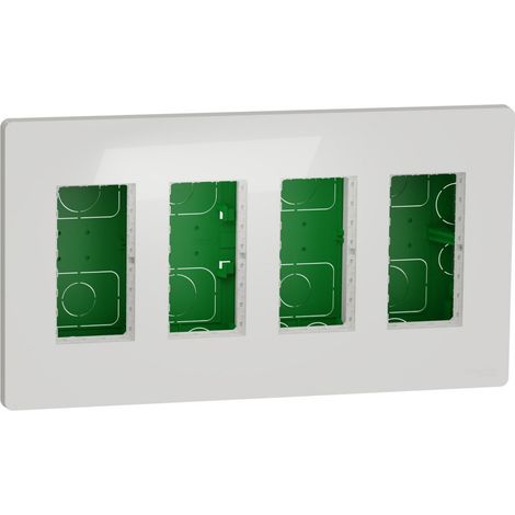 Boîte d'encastrement pour poste de travail Schneider 4