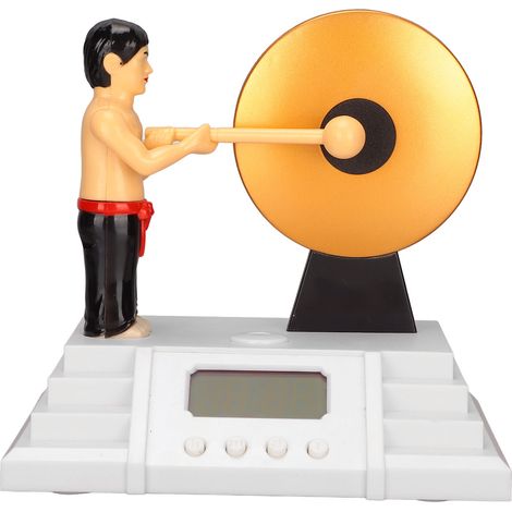 Réveil numérique avec gong et rétroéclairage d'écran, idéal pour les gros dormeurs. (1/5)