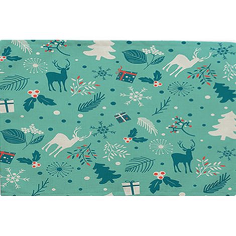 Set De Napperons De Table - En Polyester - Pour Décoration De Table De Fête Ou Quotidienne - 4 Pièces (1/5)