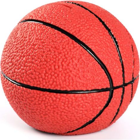 Tirelire de basket-ball pour garçons — Tirelire sur le thème du sport, résistante aux chutes (15 x 14 cm)