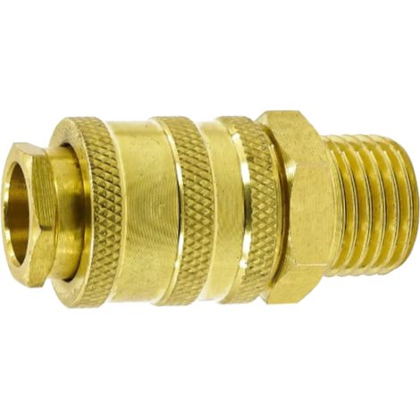 Raccordo rapido pneumatico filettato 1/2" max 35 bar  Kraft&Dele