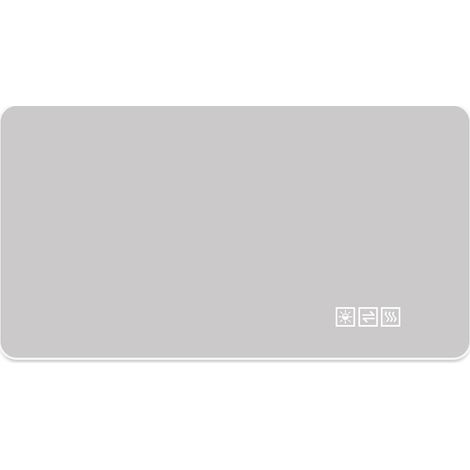 Miroir LED salle de bain 60 x 120 cm avec anti-buée, 3 couleurs de lumière, variateur tactile, mémoire, IP44, montage horizontal ou vertical - CHICFURN (1/5)
