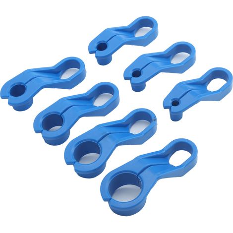 Jeu de 7 outils de déconnexion rapide pour conduites AC/carburant, angle droit, plastique ABS robuste, universel, stable, entretien auto. (1/5)