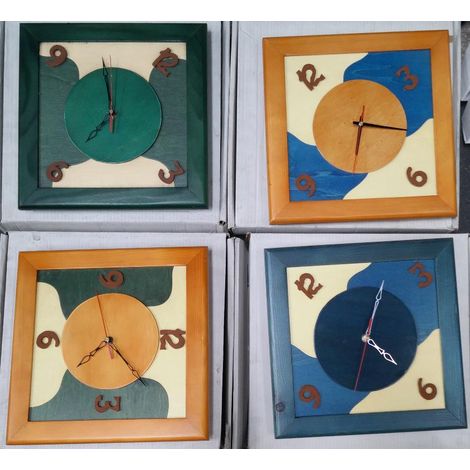 Orologio legno 776 bottegone 32cm
