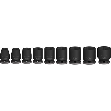 Bosch Nutsetters & sockets PRO Impact Socket Set 3/8"" Standard 9pcs 2608003036 (1/4)