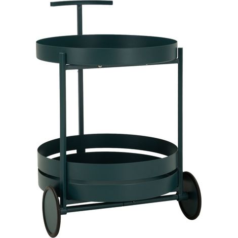 Chariot de bar Saturn Dove Teal Cm 40X49,5X61 (1/5)