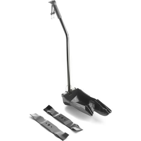 Castelgarden – Kit lames et bouchon mulching pour tondeuse Stiga MP84 – Longueur 658 mm – Compatible Alpina et GGP – Accessoire professionnel