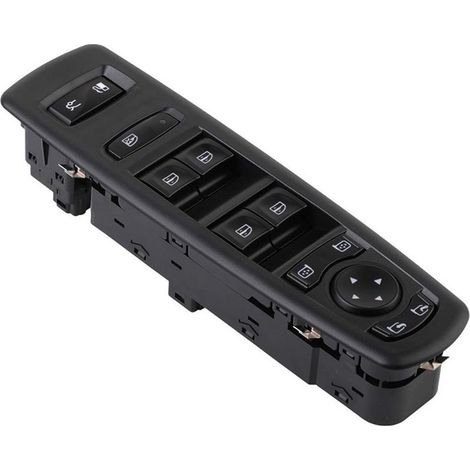 809611518R Ensemble de bouton-poussoir de lève-vitre automobile, compatible avec Renault Talisman et Dimension, commande la montée et la descente des vitres électriques, facile à utiliser. (1/4)