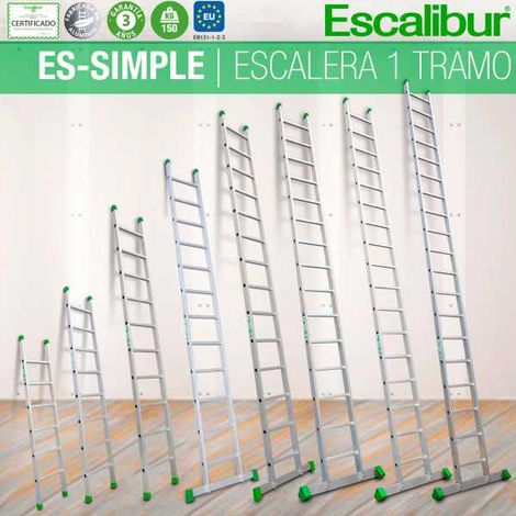 Escalera simple 1 tramo 10 peldaños ES-SIMPLE10 ESCALIBUR (1/3)