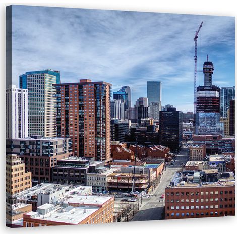 Tableau sur toile Bâtiment à New York City 30x30 (1/5)