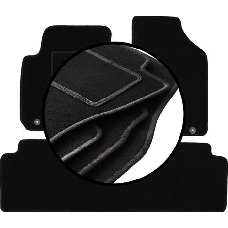 Jeu complet de tapis de sol en velours pour : Kia Sportage II SUV (2004-2010) (1/5)