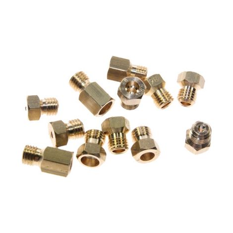 Kit injecteurs gaz naturel  C00076915 pour Cuisinière INDESIT