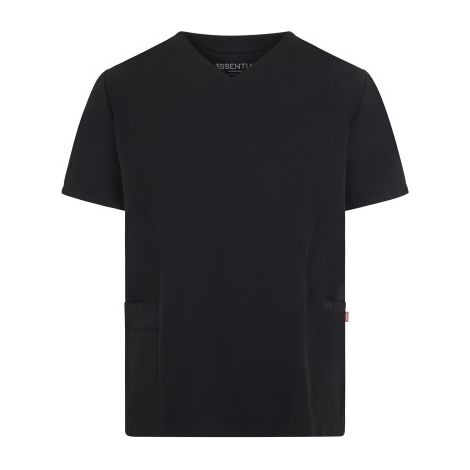 Camisola sanitaria de corte deportivo PureStretch unisex 535220S CYRUS VELILLA M Negro