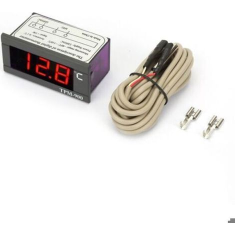 Regolatore di temperatura digitale TPM-900 da 220 V con pannello LED, sensore e controllo della temperatura. (1/3)