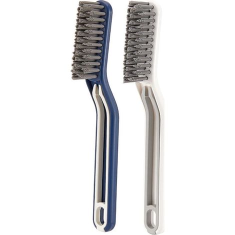 2 en 1 Brosses Multifonctionnelles,2Pcs Brosse à Joints d'angle de Salle de Bain,Brosse de Nettoyage avec Clip, pour Nettoyage en Carrelage Mural, Cadre de Fenêtre (1/5)