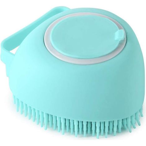 Brosse de bain pour chien, brosse de toilettage pour chien, peigne en silicone (1/4)