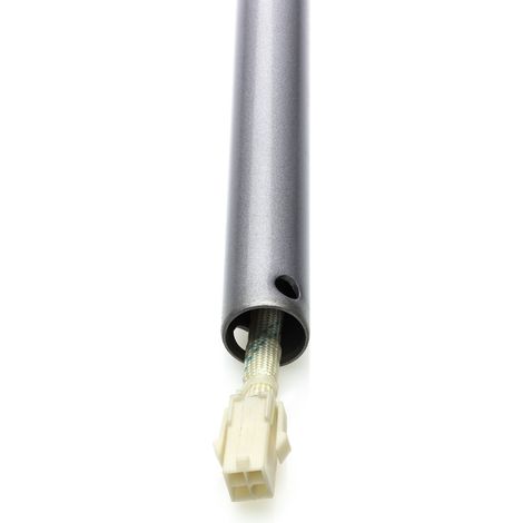 Ceiling fan extension rod silver in various lengths
