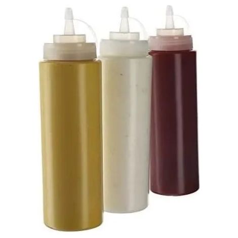 Bouteille Sauce - Non spcifi - 3pk - PE - 276.5cm - Compatible lave-vaisselle blanc blanc BEURRIER (1/4)
